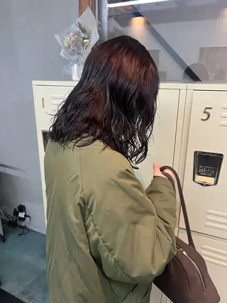 ミディアム 三浦 ふたばのヘアスタイル