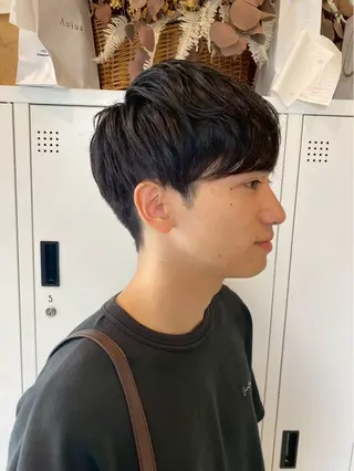 ショート 【本陣】カット モデル/朝岡 慧のヘアスタイル