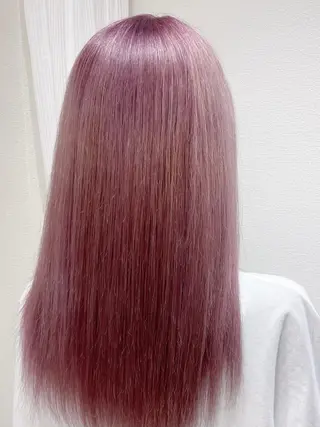 ロング カラー ケアブリーチ /髪質 改善/古橋圭史郎のヘアスタイル