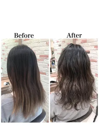 セミロング 新宿 木下拓哉のヘアスタイル