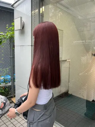 ロング カラー 似合わせヘア🫶🏻 つきいてるみのヘアスタイル