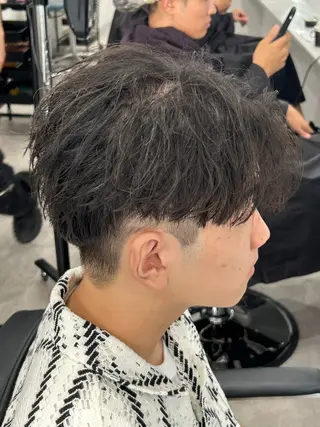 ショート 革命🔥朝楽☀パーマ 特化 SHOTAのヘアスタイル