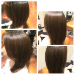 ミディアム セミロング パーマ Lyrae~リラエ~所属・上原 聡良(akira)のヘアスタイル