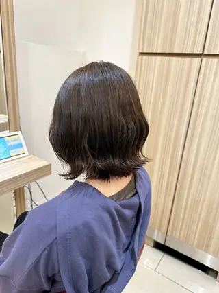 ショート カラー プログレス小平小川所属・フェザー/波巻き 雫石大夢のヘアスタイル