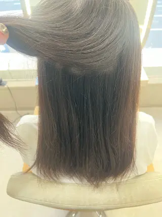 セミロング i.+SAPPORO所属・艶ワンカラー♡ ゆうかのヘアスタイル