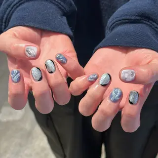 ネイル シモダ カスミ 🦀 @ksm_smdのネイルデザイン