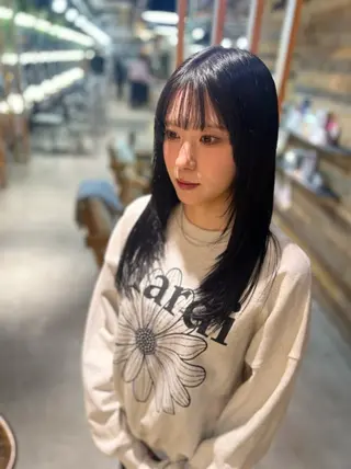 ロング カラー 溜 一太のヘアスタイル