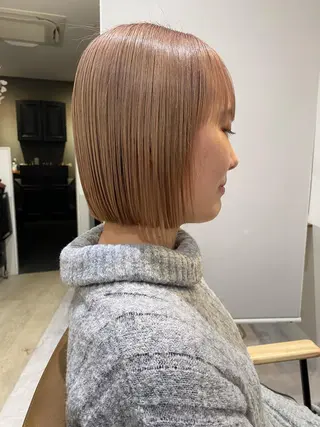 ミディアム カラー クロスパーマ🥇韓国 ヘア🇰🇷濵田航希のヘアスタイル