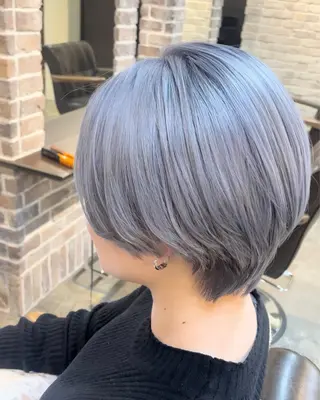 ショート カラー ACROあべの店所属・艶カラー/インナー /グラデ/大西小百合のヘアスタイル