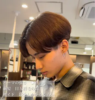 パーマ メンズ 年間2000名担当◎ パーマ職人/仲原佑樹のヘアスタイル