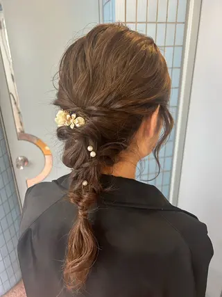 ヘアアレンジ momoha 『モテヘア🍓』のヘアスタイル