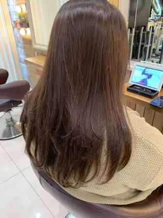 カラー 黒田瀬奈/ボブ まろやかベージュのヘアスタイル