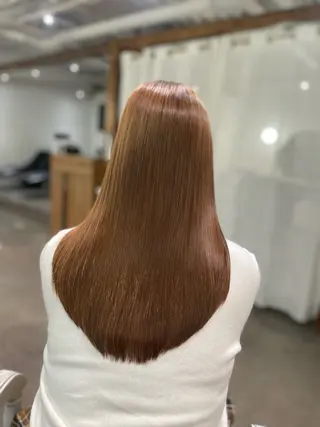 ロング カラー レイヤー/艶カラー /韓国ヘア/高松のヘアスタイル