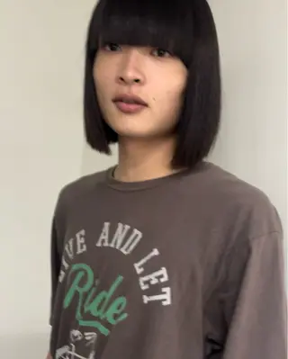 ショート メンズ 名古屋栄/ブリーチ/ ボブ🧃木下桃嘉のヘアスタイル