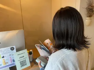 ミディアム 韓国ボブ👩🇰🇷 小野絢未のヘアスタイル