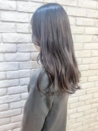 ロング カラー 🎀野崎 美玖𝜗𝜚˚⋆のヘアスタイル