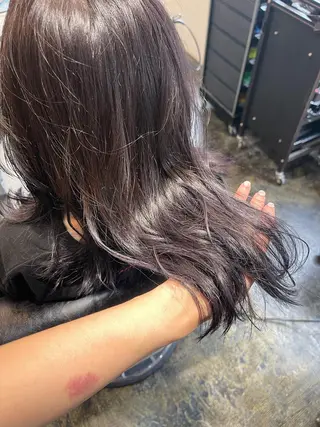 セミロング 韓国 / 中国ヘア 🦋Noniのヘアスタイル