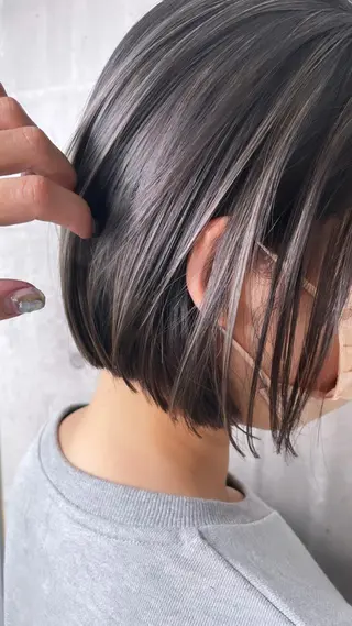 ショート カラー 髪質改善×縮毛矯正 HairDr.LINO駒沢【リノ】所属・mam. mamicoのヘアスタイル