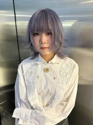 ショート 🐺立川のウルフ屋 さん🐺おかみ🐺のヘアスタイル