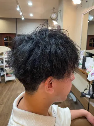ショート メンズ TONE所属・佐久間 涼也のヘアスタイル