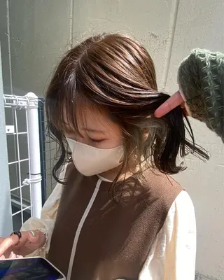 ショート F-card所属・shiga mariaのヘアスタイル