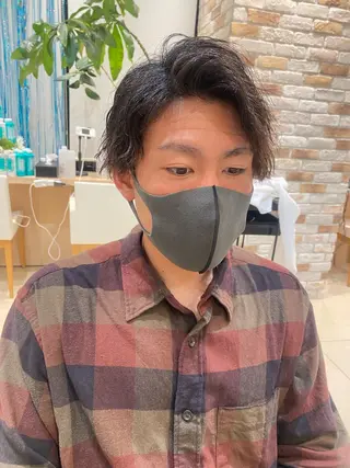 ショート メンズ 🩵波巻き/ツイスパ HARU💎のヘアスタイル