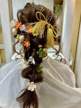 西新美容室 ナチュラルオーブンのヘアスタイル
