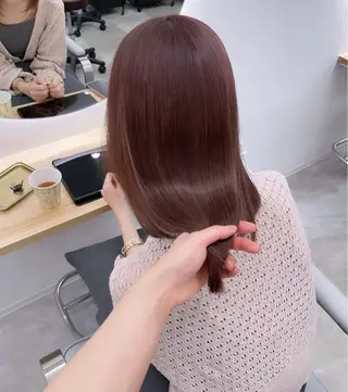 セミロング 林 風菜のヘアスタイル