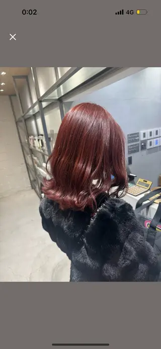 ミディアム 🌶推しカラー RINA🌶´-のヘアスタイル