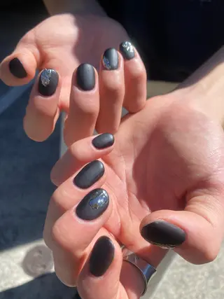 メンズ ネイル akari✨ 韓国風、メンズネイルのネイルデザイン
