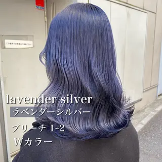 セミロング カラー 💗艶髪透明感カラー 💗DAIKI💗のヘアスタイル