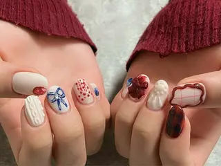 ネイル Protea きぬがわ らむのネイルデザイン