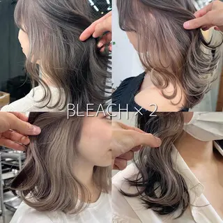 カラー ブリーチダブルカラー 【koide】のヘアスタイル