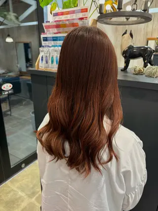 セミロング カラー 田村 亜衣華のヘアスタイル