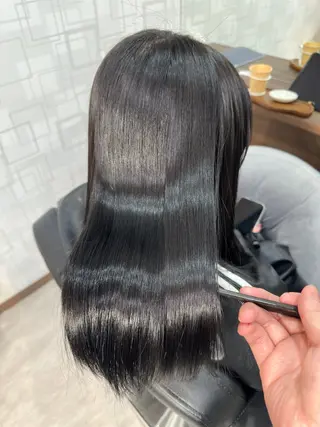 ロング Halo by seen所属・美髪矯正/髪質改善/ 多田知生のヘアスタイル