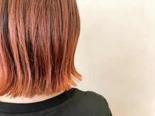 ショート カラー ピンク/ベージュ /似合わせ/田島百華のヘアスタイル