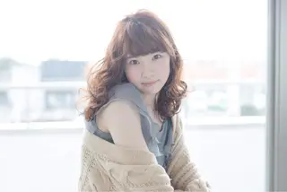 セミロング カラー フリーランス【Chill-hus】所属・小野 和摩のヘアスタイル
