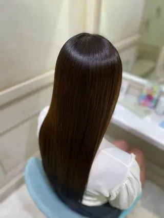 ロング 🟠髪質改善縮毛矯正 刑部一哉🟠のヘアスタイル