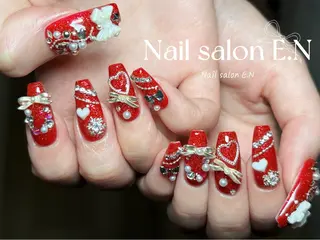 ネイル E.N🦋 長さ出し/持ち込みのネイルデザイン