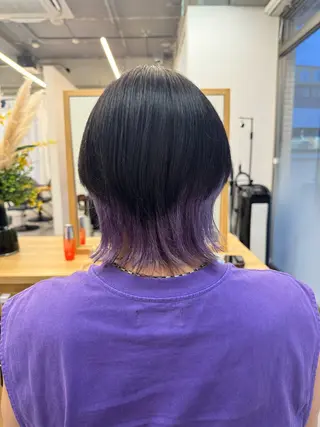 カラー うるツヤカラー💖 なるみももかのヘアスタイル
