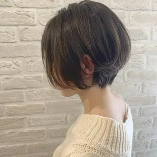 ショート カラー 前田 善夫のヘアスタイル