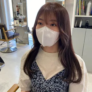 ロング カラー MOE🐈‍⬛🎀 エクステ/ワンホンのヘアスタイル