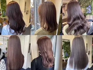 セミロング W_SALON ［触れたくなる艶髪］のヘアスタイル