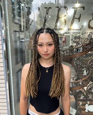 ロング 🐬ブリーチ／ ハイトーンRYU🧊のヘアスタイル