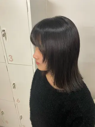 ミディアム en:s【新潟万代】 🌈川瀬瑠那のヘアスタイル