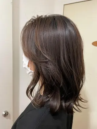 ミディアム 🦋透明感 艶カラー Rie🦋のヘアスタイル
