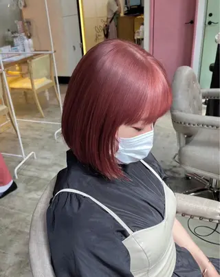 カラー モデル募集中‎🤍 山崎妃香のヘアスタイル