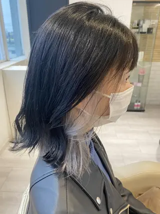 ミディアム カラー メンズパーマ/ メンズカット/タクヤのヘアスタイル