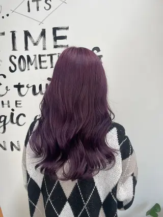ロング カラー 萩原 加帆のヘアスタイル