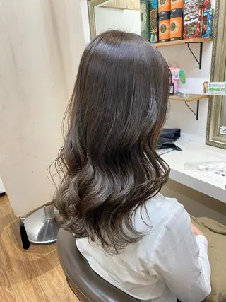 ロング カラー 透明感カラー/韓国 ヘア🩶yuri🩵のヘアスタイル